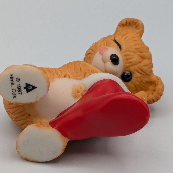 Hallmark Keepsake Cinnamon Bear 1987, 5th in Porcelain Bear Series, Ornament - Picture 7 of 11